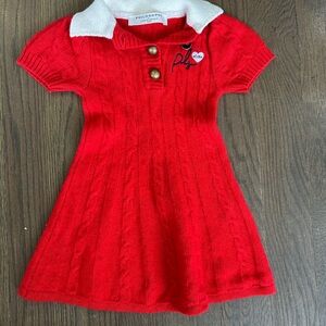 Philosophy di Lorenzo Serafini Vibrant Red Knit Dress